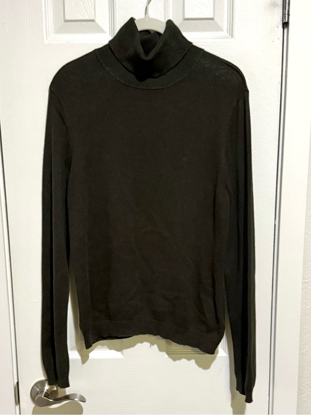 Ralph Lauren Black Women’s Turtleneck Sweater Silk Cashmere Blend